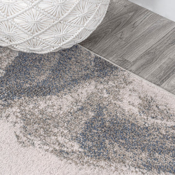 Petalo Abstract Two-tone Modern Area Rug